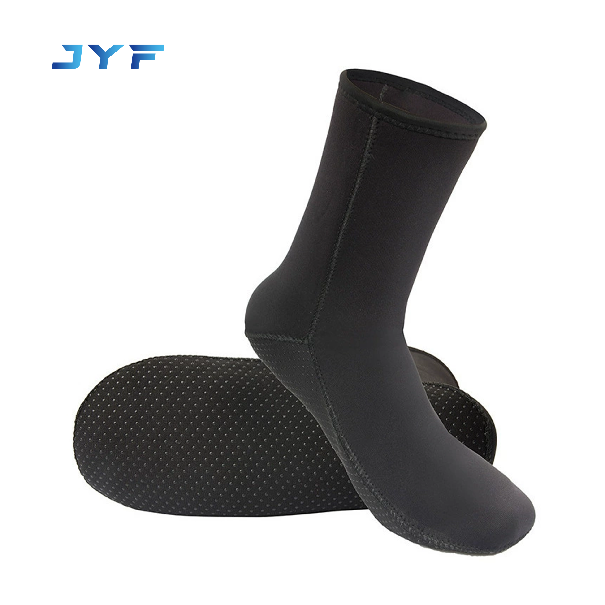 Blind-stitched diving socks