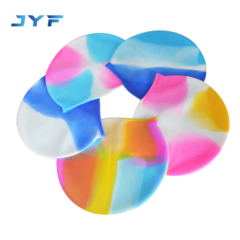 Kids mix color swimming cap