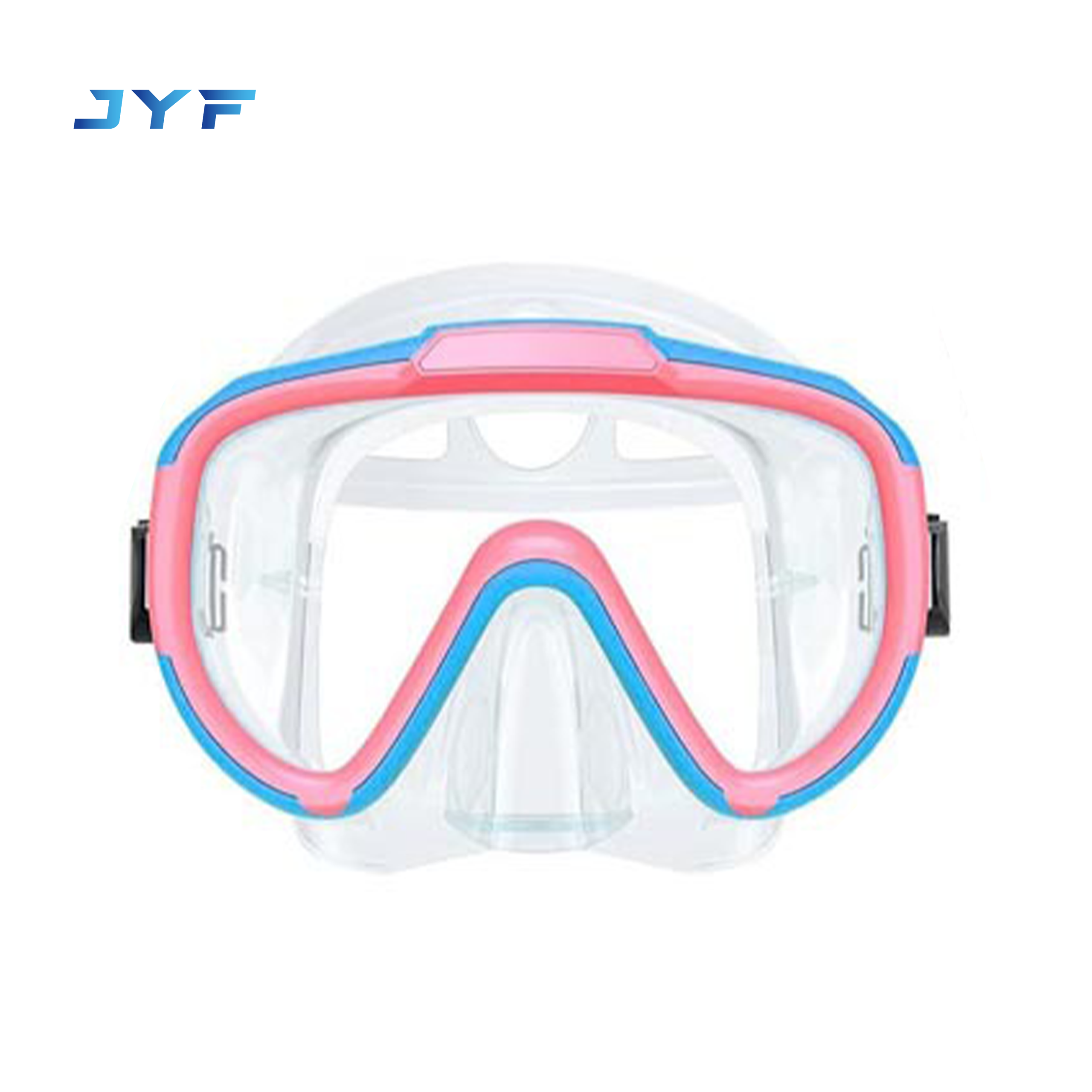 Kids silicone tempered glass diving mask