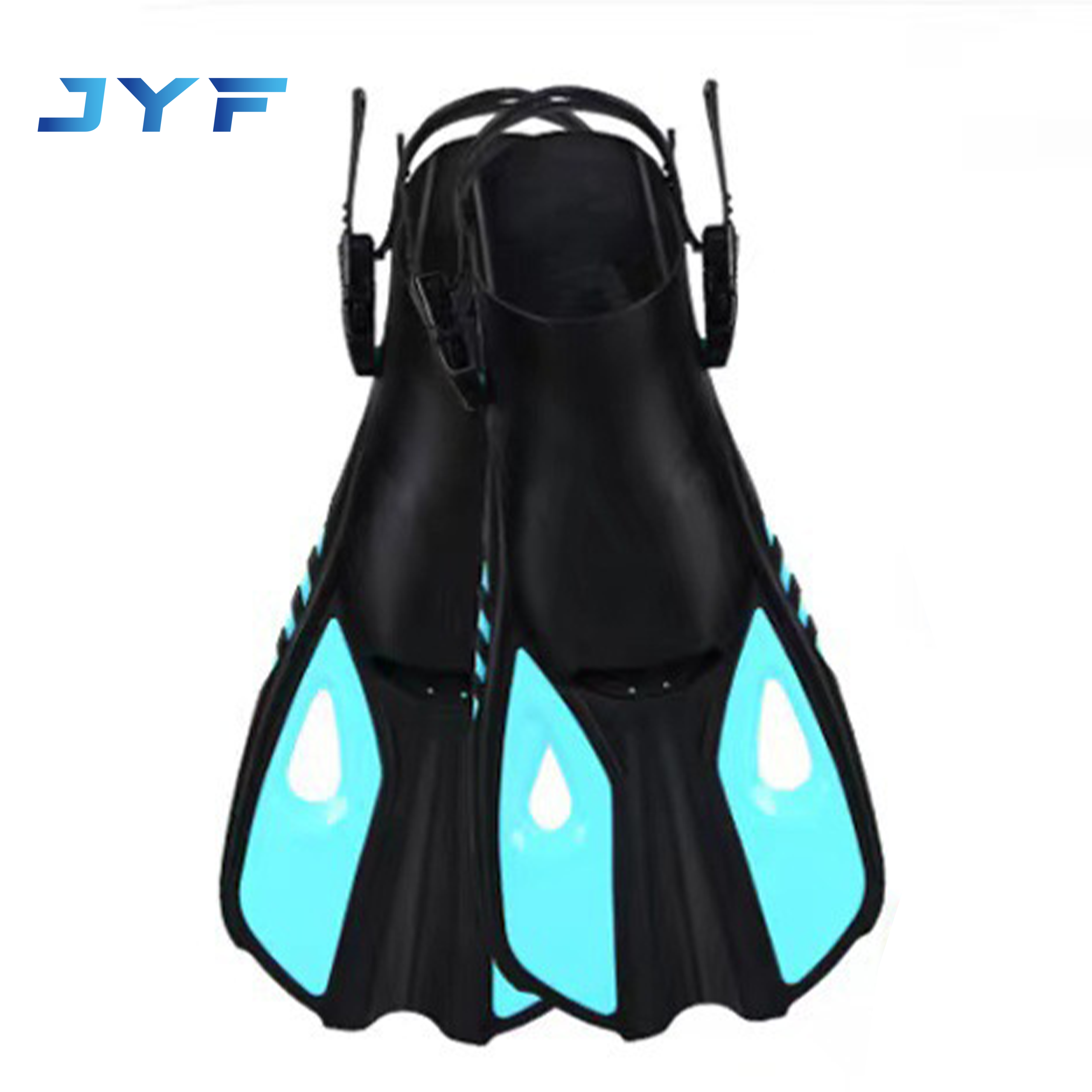 Adjustable professional snorkeling short fins