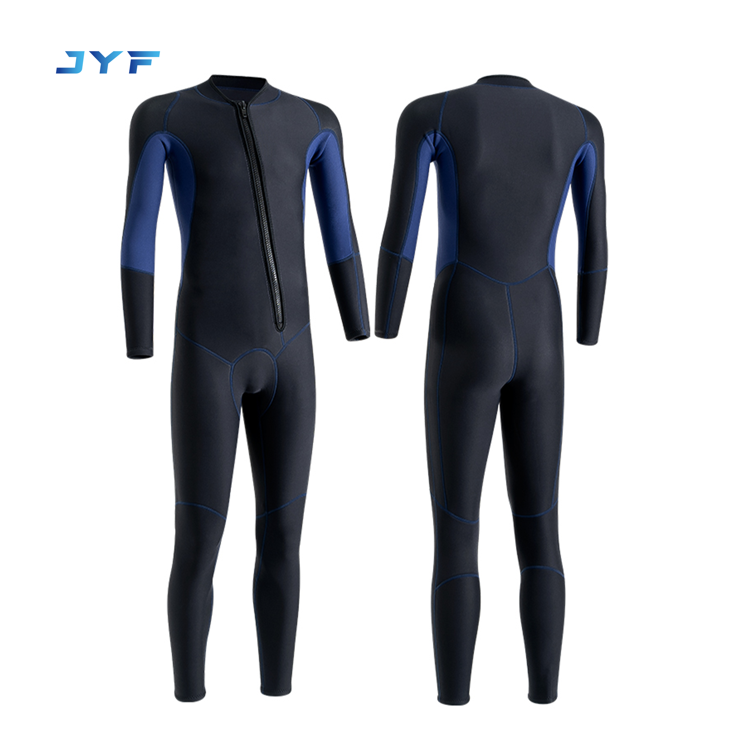 Classic men’s front-opening one-piece diving suit