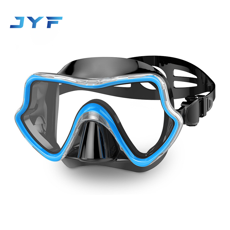 Adult adjustable large-field diving mask