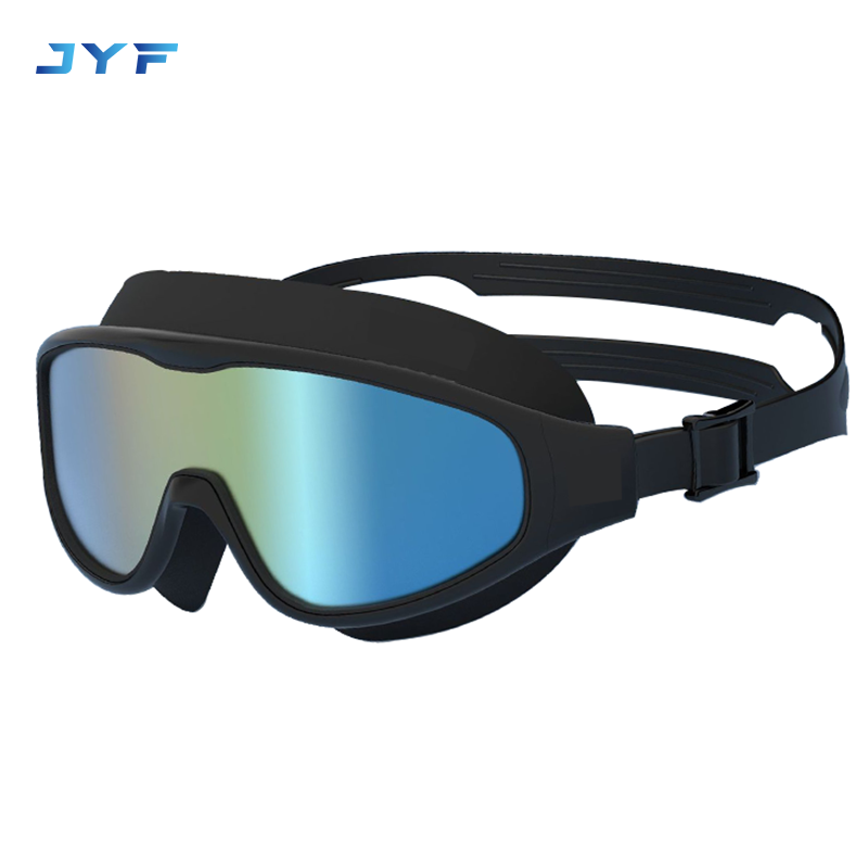 New style large frame waterproof and anti-fog swimming goggles