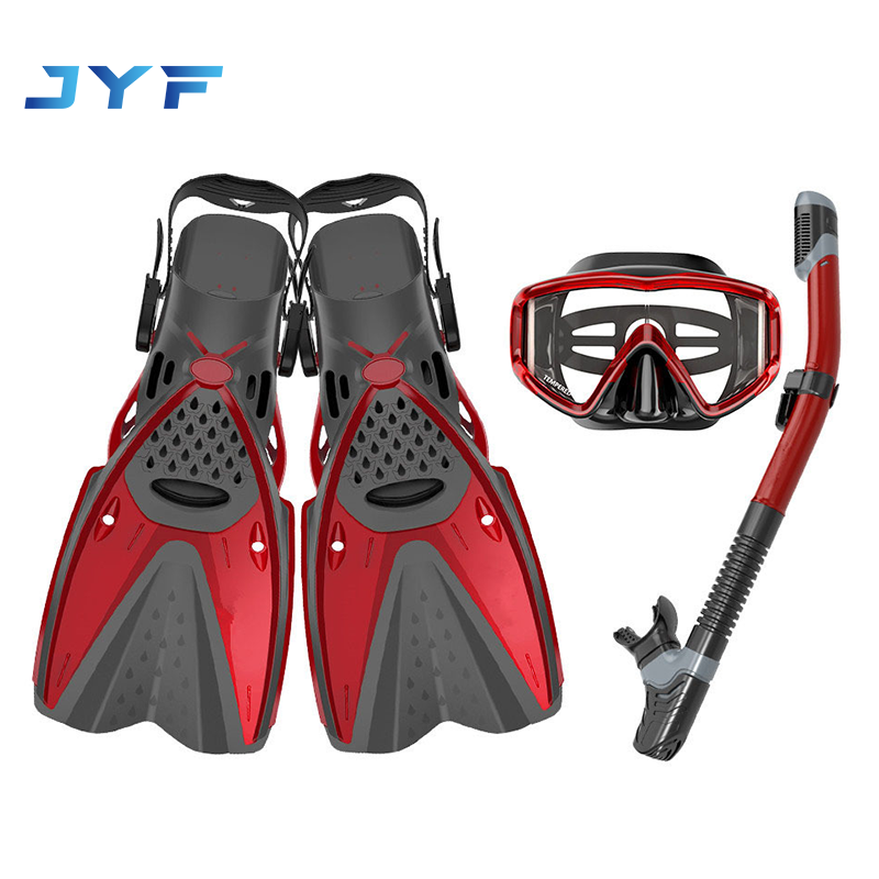 Adult three-window diving mask snorkeling three-piece set