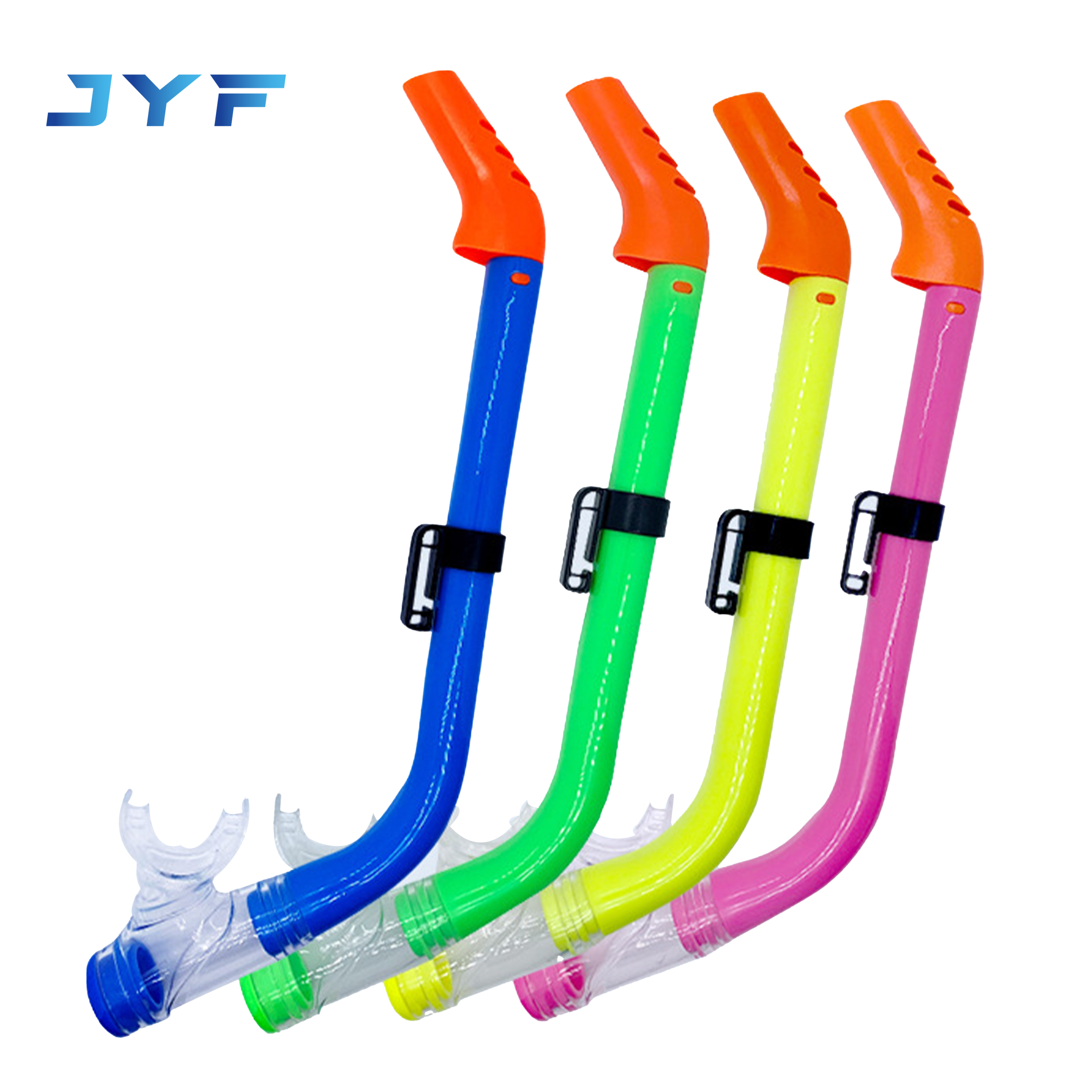 Kids free diving semi-dry snorkel