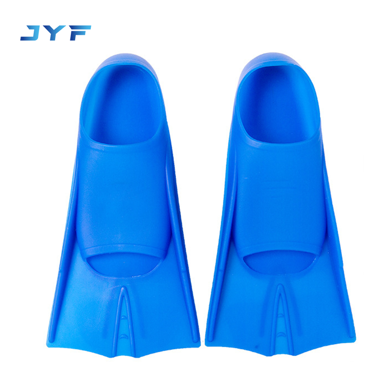 Adult kids training silicone short fins