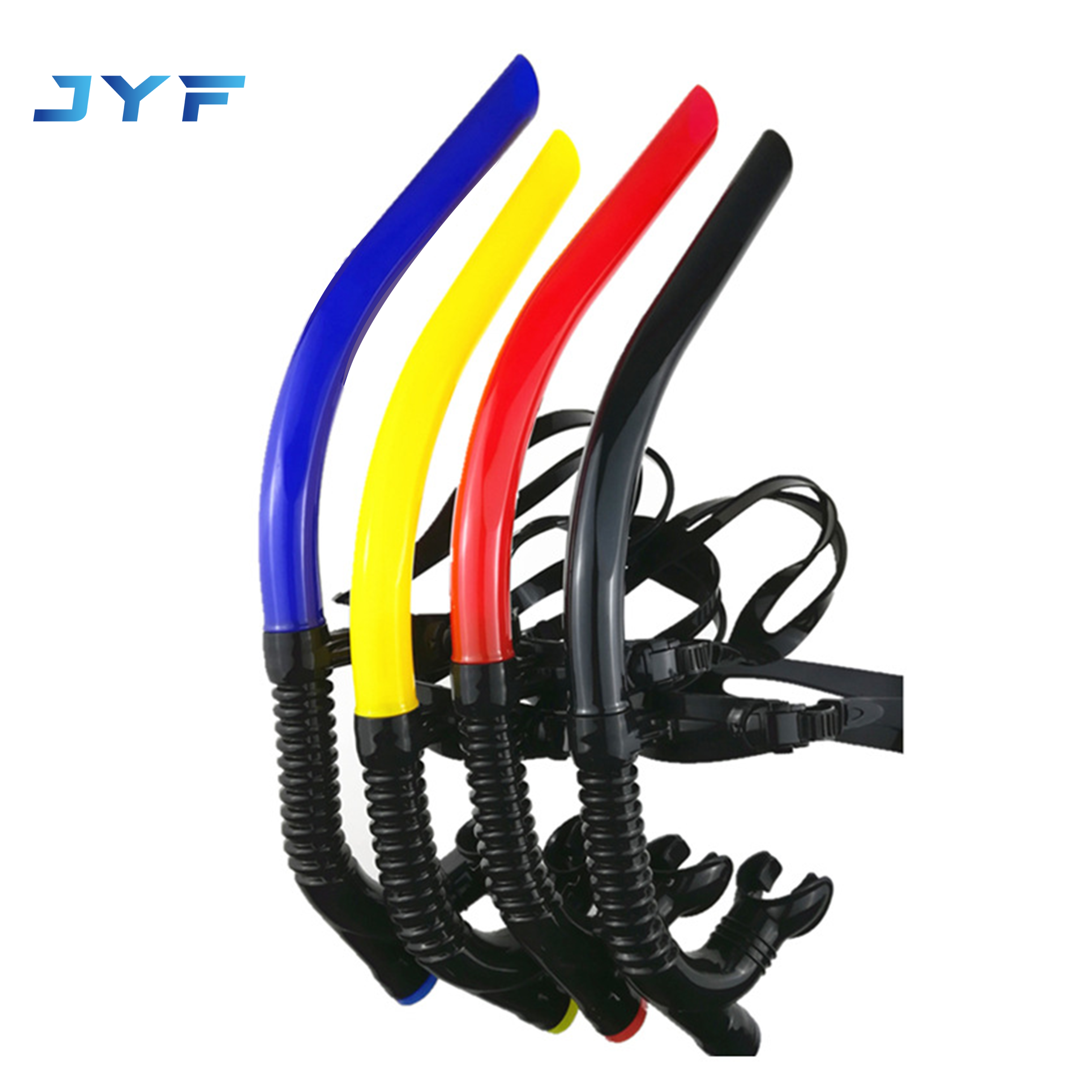 Adult adjustable wet front silicone snorkel