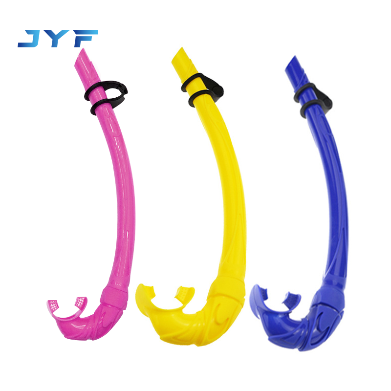 Adult wet collapsible silicone snorkel