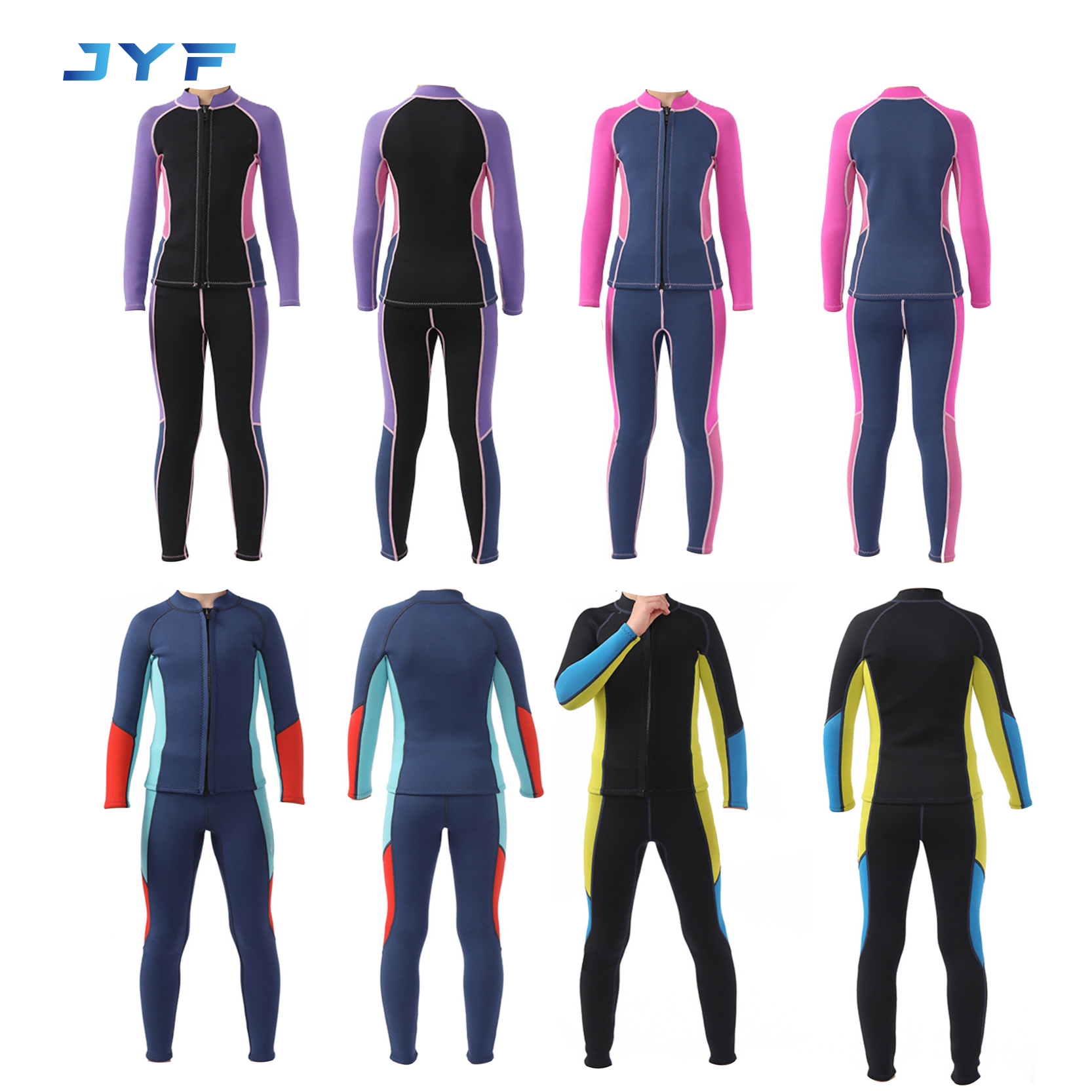 Kids two-piece wetsuit set