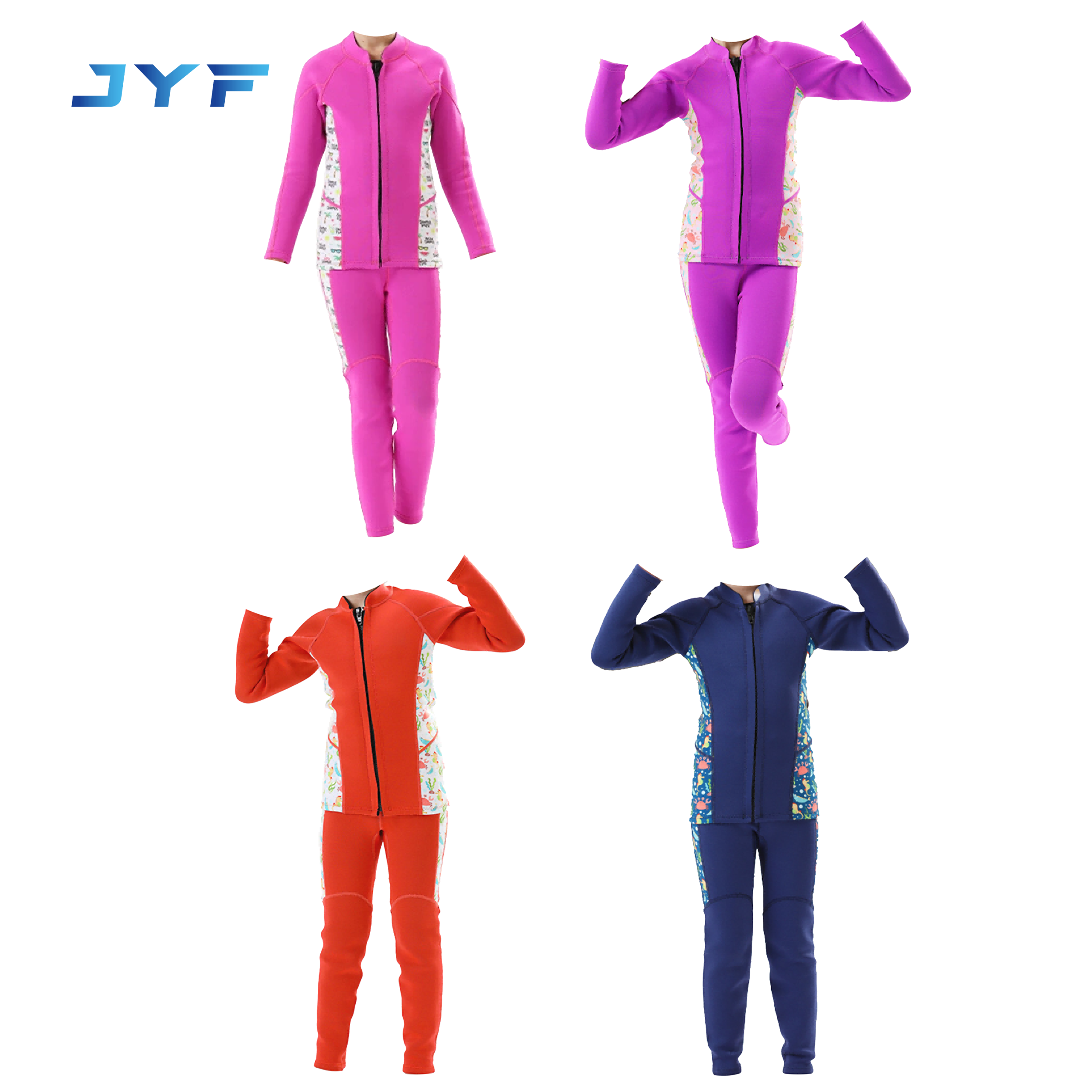 Kids two-piece wetsuit set