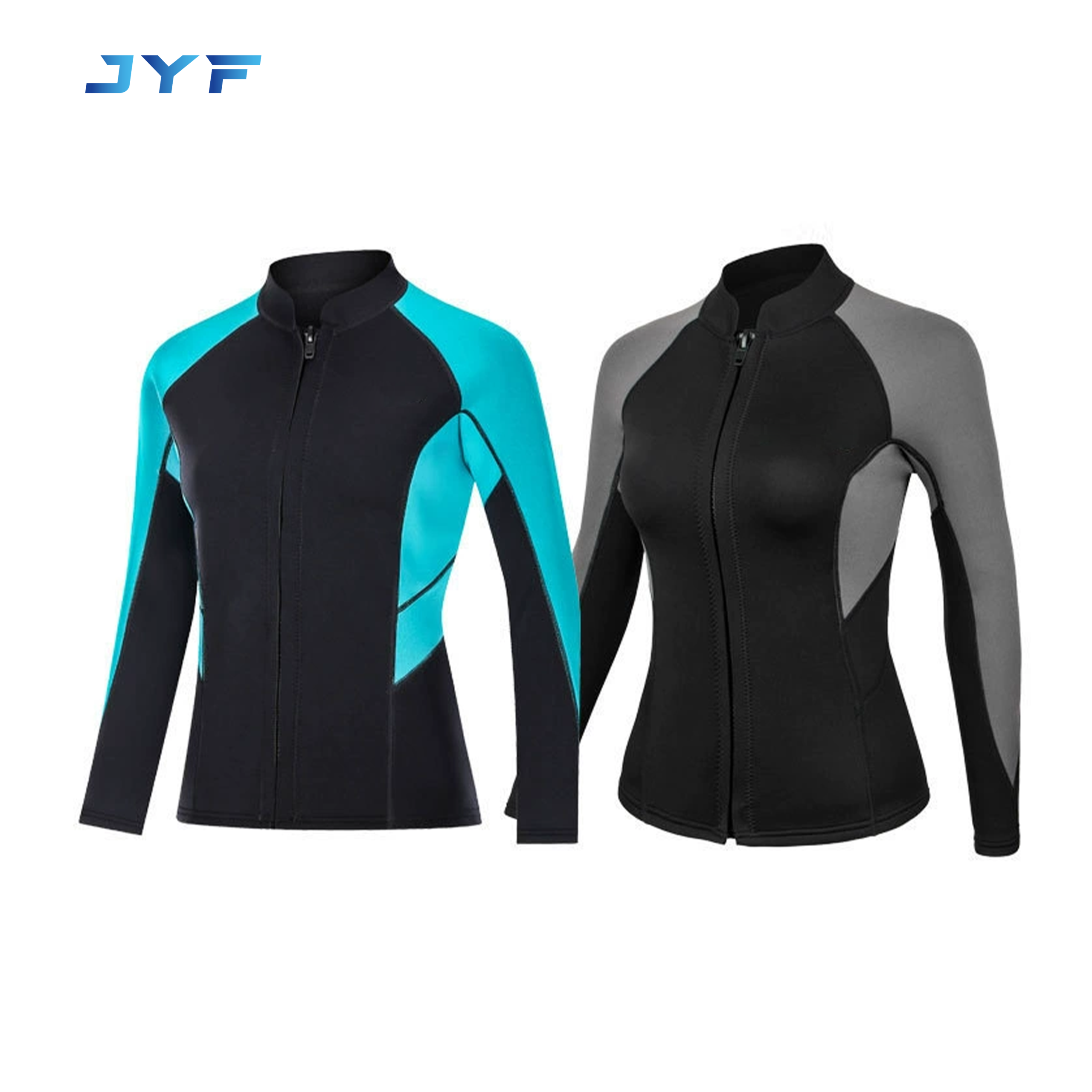 Women two-piece long sleeve diving jacket