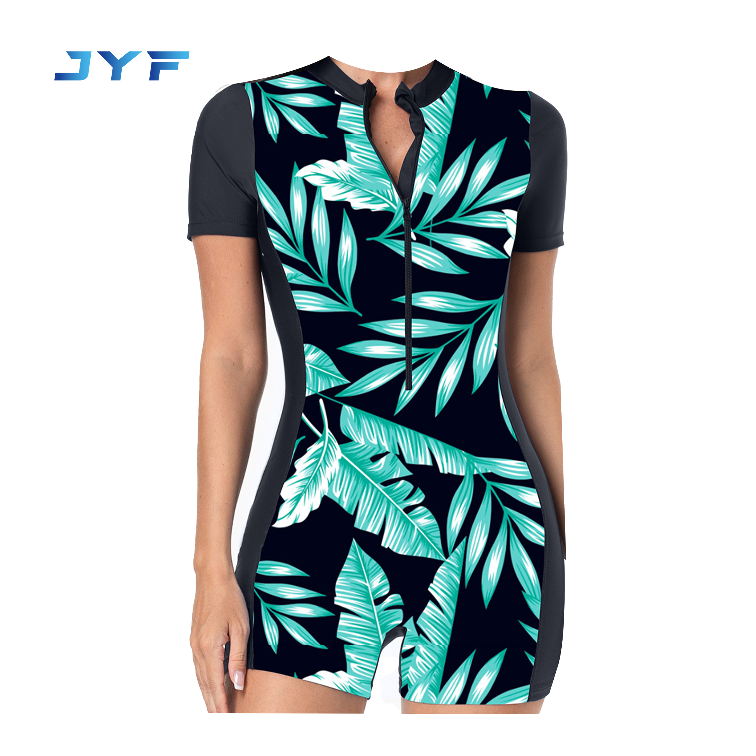 One-piece women’s surfing swimsuit