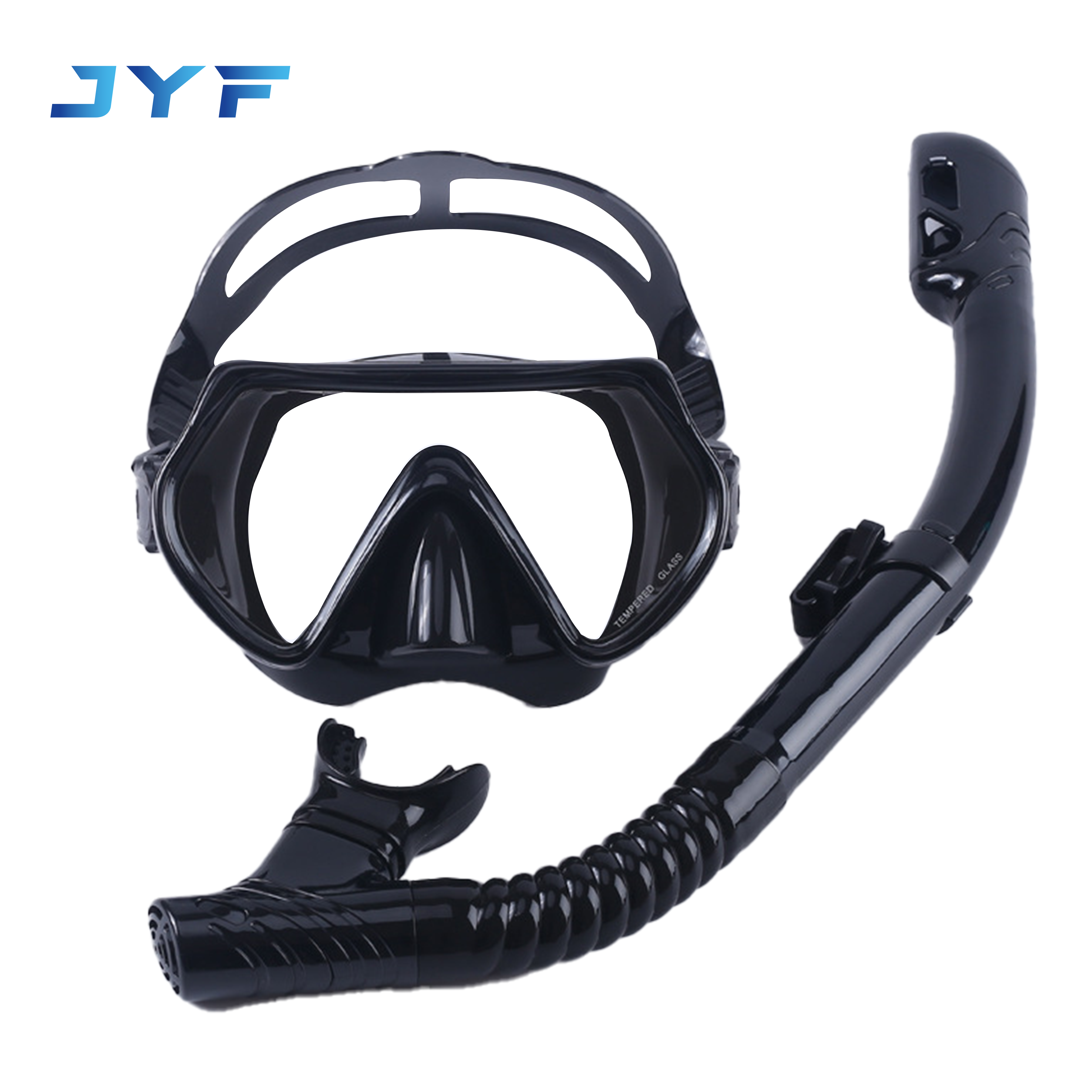 snorkel and diving mask